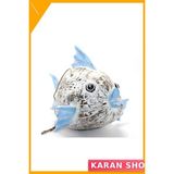 Özbience Mavi Beyaz Ahşap Balık Dekoratif Figür 30X28 cm - 001-Renkli - Seçenek 1