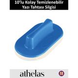 Özbience Mavi Keçe Yazı Tahtası Silgisi 10'lu Paket, Kolay Temizlenir, Yüksek Kalite - -- - Seçenek 1