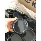 Özbience Metal 82MM Siyah Konserve Kavanoz Kapağı 100 Adet Slikonlu - Ahşap