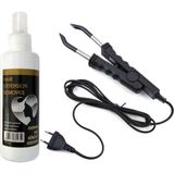 Özbience Mikro Keratin Saç Kaynak Makinesi Düz L-618 + Prodiva Kaynak Sökücü 125 ml - Ahşap - Seçenek 1
