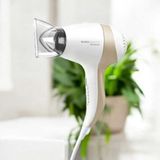 Özbience Mini Saç Kurutma Makinesi 1200W, Hafif ve Güçlü, Pratik Kullanım - Ahşap - Beyaz