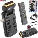 Özbience Mini Sd Dijital Uydu Alıcı, Hq Tkgs, Pokesat, Banko, Kompakt ve Güçlü - Ahşap