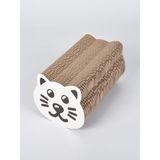 Özbience Oluklu Karton Kedi Tımalama 12X23X12 Cm, Güvenli ve Şık Tasarım - Seçenek 1