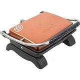 Özbience Organik Demir Döküm Tost Makinesi 1800 Watt, Sağlıklı ve Güçlü Performans - Ahşap - Ceviz
