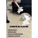 Özbience Otomatik Mop ve Temizlik Havlusu Seti, Kullan At Bezler ile Kolay Temizlik - Antrasit - Seçenek 1