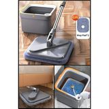 Özbience Otomatik Temizlik Seti, Yedek Bezli, Su Ayırıcı, Star Square Mop - Bej - Seçenek 1