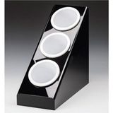 Özbience Polikarbonat Çatal Bıçak Kaşık 3'lü Stand, 20,8X41,5X41 cm - Ahşap - Beyaz - Seçenek 1