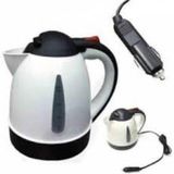 Özbience Pratik 1l 24V Araç Içi Su Isıtıcı, Çakmaklık Girişli, Asben Kettle - Ahşap - Beyaz