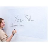 Özbience Pratik 2’li Akıllı Kağıt Yazı Tahtası, Portatif ve Yapışkanlı, 100X100CM - 1BW-Beyaz - Seçenek 1