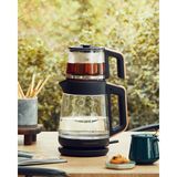 Özbience Pratik Çay ve Kettle Makinesi, Şık Siyah-Bakır Tasarım