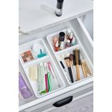Özbience Pratik Çekmece Düzenleyici, 2'li Set, Beyaz, Dolap Içi Organizer - Ahşap - Beyaz - Seçenek 1