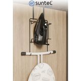 Özbience Pratik Kapı Arkası Geçmeli Ütü ve Ütü Masası Rafı Organizer Stand - Ahşap - Seçenek 1