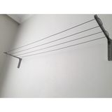 Özbience Pratik Metal Çamaşırlık, Duvara Monte, Dayanıklı Balkon Kurutmalık - Altın - Seçenek 1