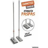 Özbience Pratik Otomatik Mop Seti, 5 Bez Hediyeli, Yüzey Temizlik Havlusu Uyumlu - Cappuccino - Seçenek 1