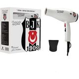 Özbience Pratik ve Şık Beşiktaş Lisanslı Yüksek Performanslı Fön Makinesi - Ahşap - Beyaz