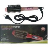 Özbience Profesyonel Bukle Tarağı, Nano Teknoloji, Pembe, Plastik, 220-240V, 180°C - Seçenek 1