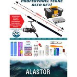 Özbience Profesyonel Tekne Olta Seti 150CM, Deniz ve Tatil Keyfi Için Hazır Takım - Cappuccino - Seçenek 1