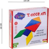 Özbience Renkli Ahşap 7 Parça Tangram Zeka ve Yaratıcılık Oyunu - Seçenek 1