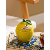 Özbience Renkli Limon Figürlü Seramik Şekerlik, Şık ve Modern Tasarım - 05S-Sarı - Seçenek 1