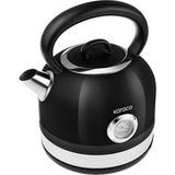 Özbience Retro 2202 Kettle Su Isıtıcı, Şık ve Güçlü 2200W Tasarım - Ahşap