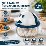 Özbience Şeffaf Cam Şekerlik 420 Ml, Modern ve Şık Tasarım - Acı Kahverengi - Seçenek 1