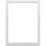 Özbience Şeffaf Pvc A3 Çerçeve, 30X42 cm Iç, 33X45 cm Dış Ölçü, Sabit Duruş - 1BW-Beyaz - Seçenek 1
