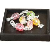 Özbience Şekerlik Siyah Sunumluk Drajelik Dekoratif Tabak 10 cm - 0 - Siyah - Seçenek 1