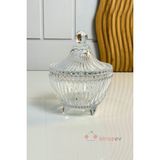 Özbience Şekerlik ve Sunumluk, Ayaklı, Kapaklı, 10X14 Cm, Şık ve Kullanışlı Tasarım - Ahşap - Seçenek 1