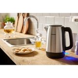 Özbience Şık 1.7l Çelik Su Isıtıcı, Kettle, Deluxe Serisi, 2022 Gri - Altın - Gri
