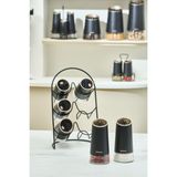 Özbience Şık 6'lı Oval Baharat Takımı, Standlı, Pratik ve Kullanışlı Set - Seçenek 1