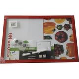 Özbience Şık ve Pratik Beyaz Yazı Tahtası 30X45CM, Mutfak ve Ofis Için Idealdir - 1BW-Beyaz - Seçenek 1