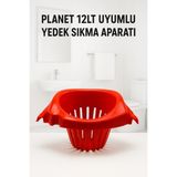 Özbience Sıkma Aparatı Planet 12LT Kovaya Uyumlu, Pratik ve Dayanıklı Tasarım - Antrasit - Seçenek 1