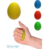 Özbience Silikon El Egzersizi Topu, Bilek ve Parmak Güçlendirme, Fizik Tedavi Topu - Altın