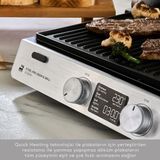 Özbience Steel Pro Sear ve Grill Tost Makinesi, Yanmaz Yapışmaz Döküm Plakalar - Ahşap