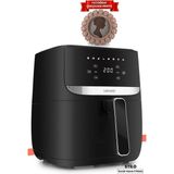 Özbience Stilo 1700W Xl Dijital Airfryer Sıcak Hava Fritöz Oval, Hediye Çerçeve - Ahşap