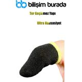 Özbience Ter Geçirmez Pubg Oyun Eldiveni, 2 Adet, Konforlu ve Şık Tasarım - 01-Siyah - Seçenek 1