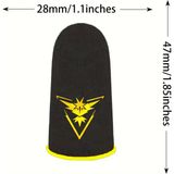 Özbience Ter Geçirmez Pubg ve Pokémon Zapdos Desenli Oyun Eldiveni Çift - 0 RH (+) Siyah - Seçenek 1