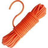 Özbience Turuncu Renkli 10 mm Iskota Halat, 10 Metre Yelken Mandar Halatı - Seçenek 1