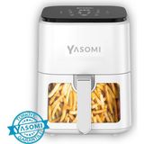 Özbience Y35 Beyaz 1350W 3,5l Camlı Airfryer Fritöz Türkiye Garantili - Ahşap - Beyaz
