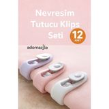 Özbience Yatak Takımı Klips Seti, Nevresim ve Çarşaf Tutucu, Yorgan Sabitleyici - Açık Bej - Seçenek 1