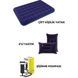 Özbience Yatak ve Yastık Şişirme Pompa Seti, Konforlu Kamp Deneyimi Için - Seçenek 1