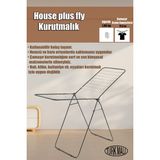 Özbience Yüksek Kaliteli Çamaşır Kurutmalık, Pratik ve Şık Tasarım - Ahşap - Beyaz - Seçenek 1