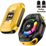 Özbience Yüksek Kapasiteli Manyetik Cep Telefonu Soğutucu, Güçlü Batarya ile - (Kenya)Black-TrueWhite - Seçenek 1