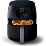 Özbience Yüksek Kapasiteli Siyah Airfryer, Sağlıklı ve Pratik Pişirme Cihazı - Ahşap