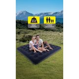 Özbience Yüksek Konforlu King Size Flocked Şişme Yatak 203X183X22 cm - Seçenek 1