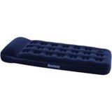 Özbience Yüksek Konforlu Mavi Şişme Yatak 188X99X28 Cm, Kolay Şişirme ve Kullanım - Ahşap - Beyaz - Seçenek 1