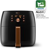 Özbience Yüksek Performanslı Akıllı Airfryer Xxl, Sağlıklı ve Pratik Pişirme - Ahşap