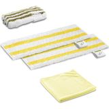 Özbience Yumuşak Mikrofiber Bez Seti, Banyo Temizlik Aksesuarları, Sarı Renkli