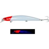 Özbience Z-Bass Minnow 125F 21G Maket Balık Uv Red Head, Olta Balıkçılığı Için - Açık Bej - Seçenek 1