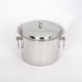 Özbir 17x11 cm Çift Cidarlı Termoslu Paslanmaz Çelik Buz Kovası
